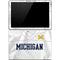 University of Michigan White Jersey Surface Pro 4 Skin